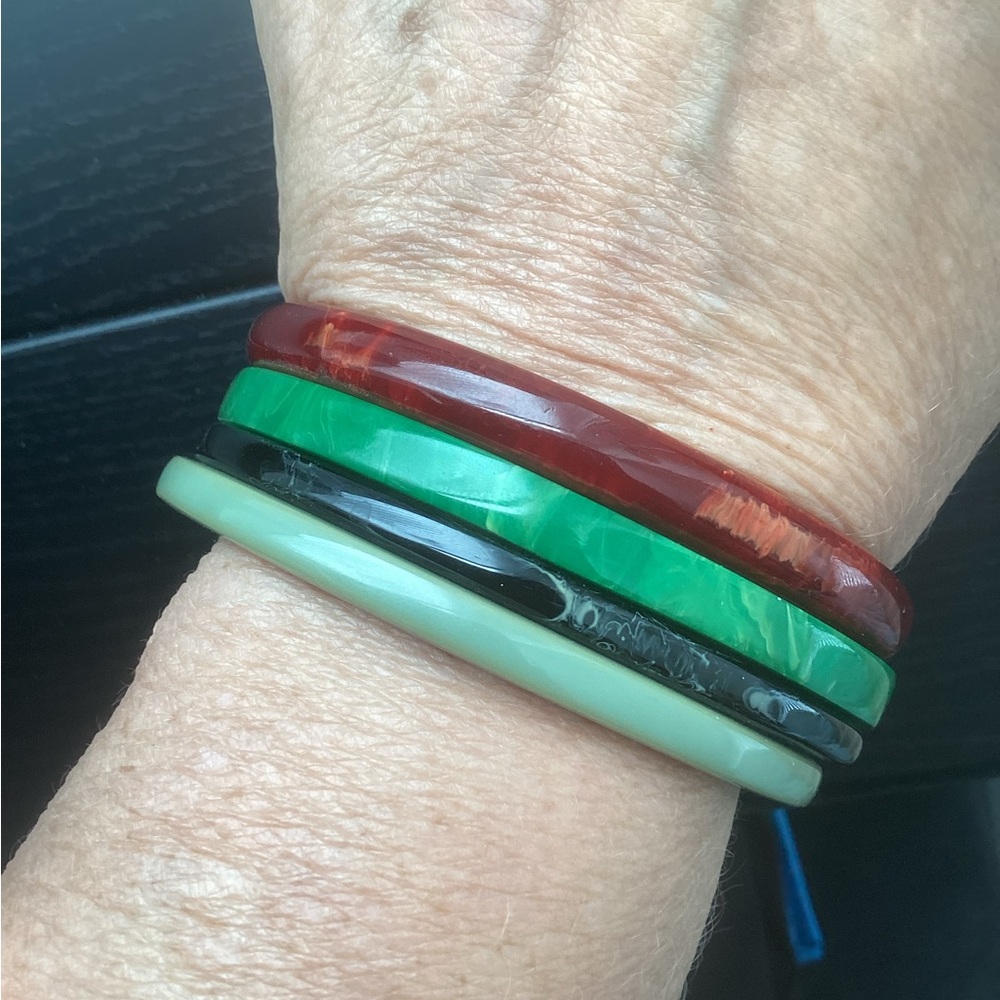 Bakelite bracelets - Picture 2 of 3